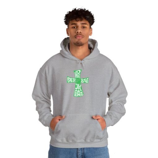 Hope Faith and Love Hoodie – Religious Apparel for Men & Women - Image 47