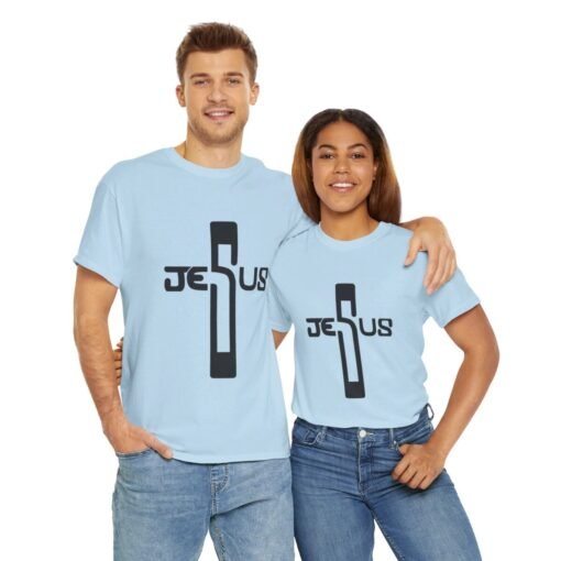 Jesus Printed Tee - Unisex Heavy Cotton T-Shirt - Casual Wear - Image 267