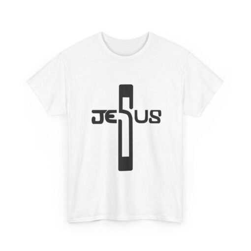 Jesus Printed Tee - Unisex Heavy Cotton T-Shirt - Casual Wear - Image 4