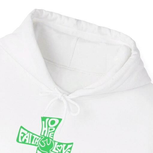 Hope Faith and Love Hoodie – Religious Apparel for Men & Women - Image 19