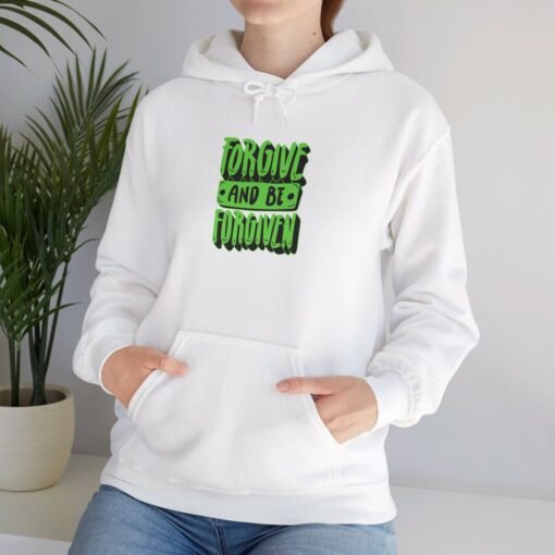 Forgive and Forgiven Printed Hoodie - Cozy Printed Hoodie - Unisex Heavy Blend Hooded Sweatshirt - Casual Wear - Image 14