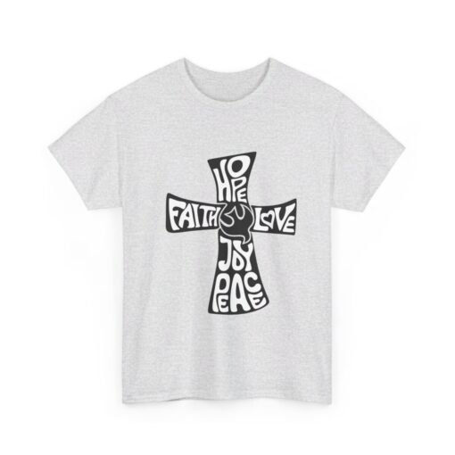 Faith Hope and Love Printed Tee - Unisex Heavy Cotton T-Shirt - Casual Wear - Image 31