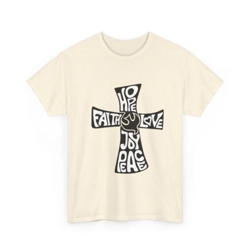 Faith Hope and Love Printed Tee - Unisex Heavy Cotton T-Shirt - Casual Wear - Image 166