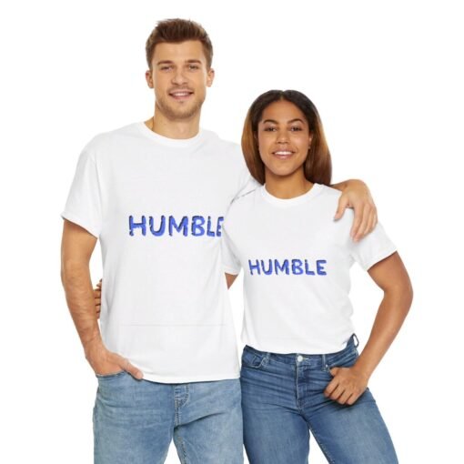 Humble Printed Tee - Unisex Heavy Cotton T-Shirt - Casual Wear - Image 24