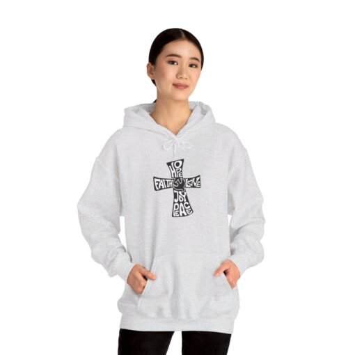HOPE Faith Love Hoodie – Inspirational Religious Hoodie for Men & Women - Image 33
