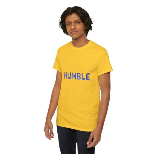 Humble Printed Tee - Unisex Heavy Cotton T-Shirt - Casual Wear - Image 262