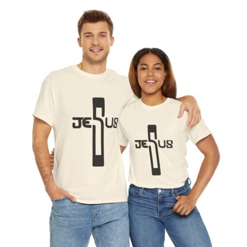 Jesus Printed Tee - Unisex Heavy Cotton T-Shirt - Casual Wear - Image 213