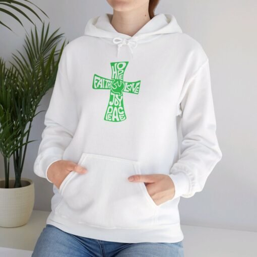 Hope Faith and Love Hoodie – Religious Apparel for Men & Women - Image 14