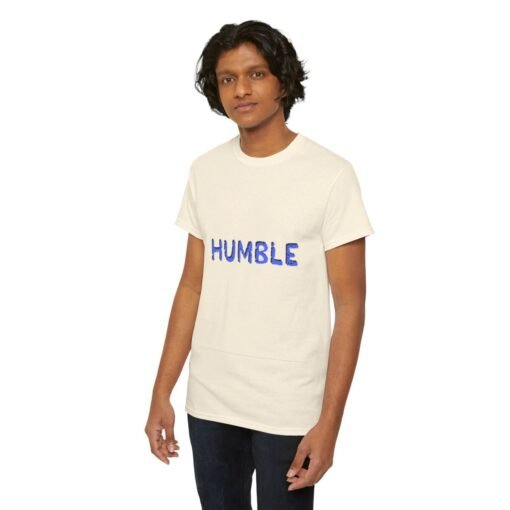 Humble Printed Tee - Unisex Heavy Cotton T-Shirt - Casual Wear - Image 235