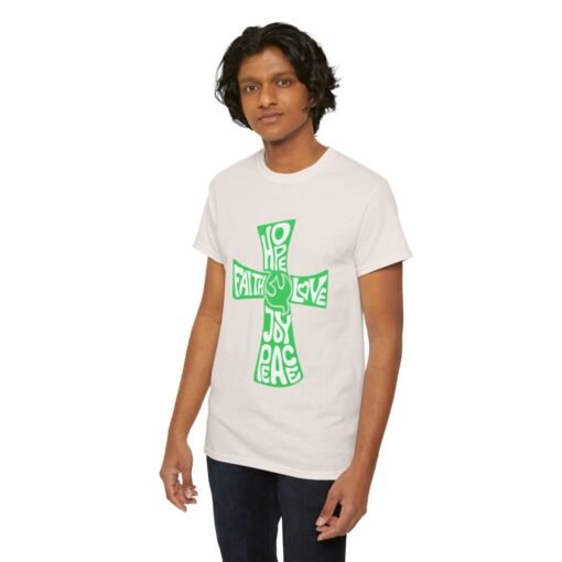 Faith Hope and Love Printed Tee - Unisex Heavy Cotton T-Shirt - Casual Wear - Unique Graphic Tee - Image 155