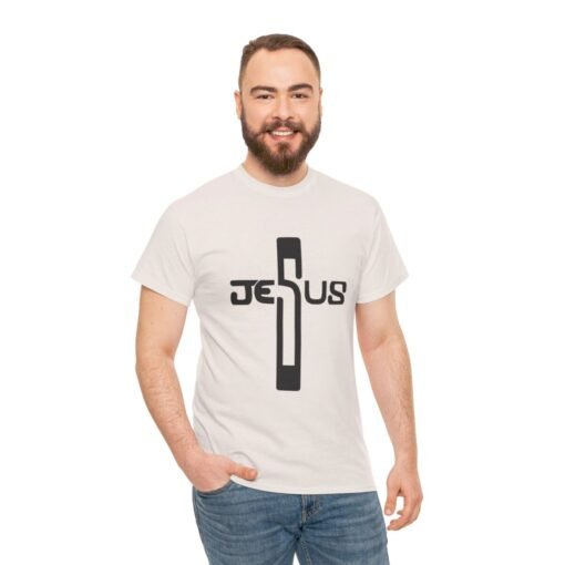 Jesus Printed Tee - Unisex Heavy Cotton T-Shirt - Casual Wear - Image 122