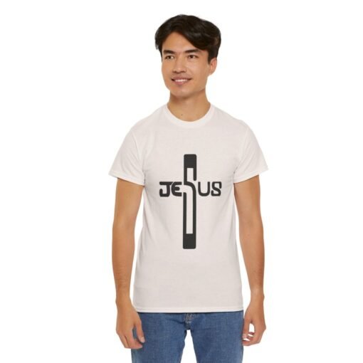 Jesus Printed Tee - Unisex Heavy Cotton T-Shirt - Casual Wear - Image 130