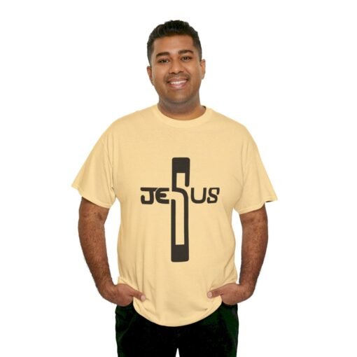 Jesus Printed Tee - Unisex Heavy Cotton T-Shirt - Casual Wear - Image 153