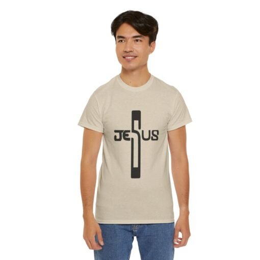 Jesus Printed Tee - Unisex Heavy Cotton T-Shirt - Casual Wear - Image 103