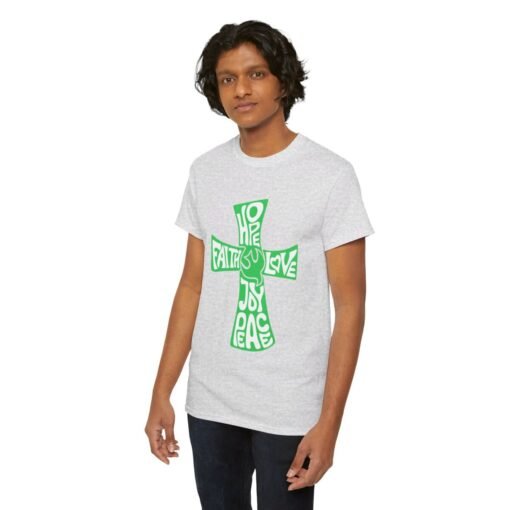 Faith Hope and Love Printed Tee - Unisex Heavy Cotton T-Shirt - Casual Wear - Unique Graphic Tee - Image 101