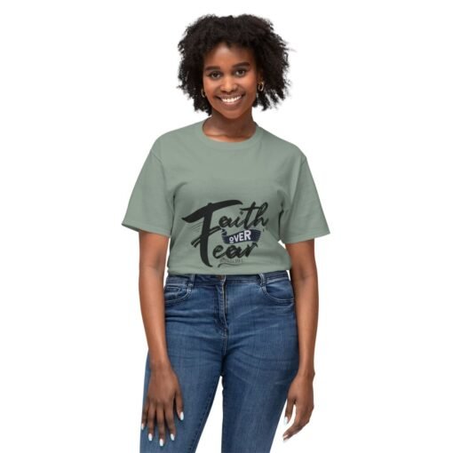 Faith Over Fear Unisex T-shirt, Christian Shirt, Religious Tees - Image 28