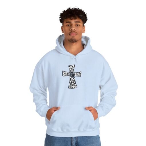 HOPE Faith Love Hoodie – Inspirational Religious Hoodie for Men & Women - Image 60