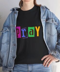 Pray Printed Tee - Unisex Heavy Cotton T-Shirt - Casual Wear - Religious tee