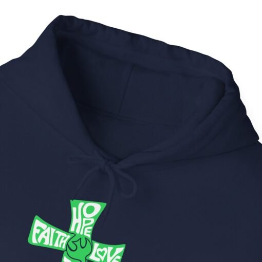 Hope Faith and Love Hoodie – Religious Apparel for Men & Women - Image 58