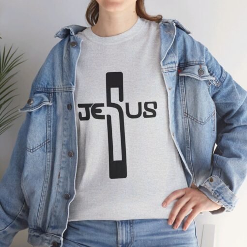 Jesus Printed Tee - Unisex Heavy Cotton T-Shirt - Casual Wear - Image 55