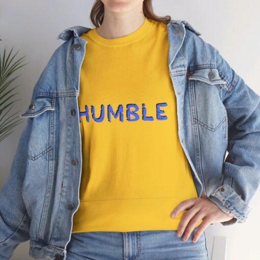 Humble Printed Tee - Unisex Heavy Cotton T-Shirt - Casual Wear - Image 266