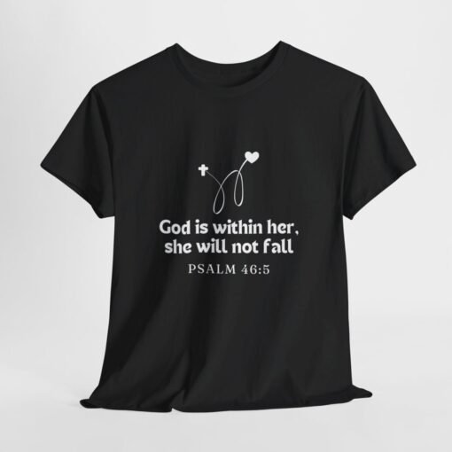 God is Within Her Unisex Tee - Graphic Printed Tshirt, Religious Cotton Top - Image 7