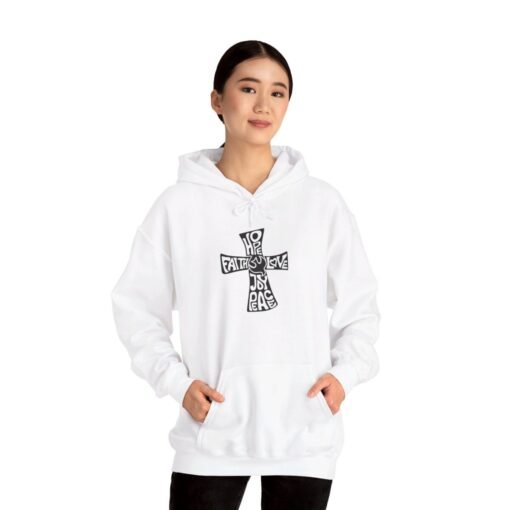 HOPE Faith Love Hoodie – Inspirational Religious Hoodie for Men & Women - Image 20