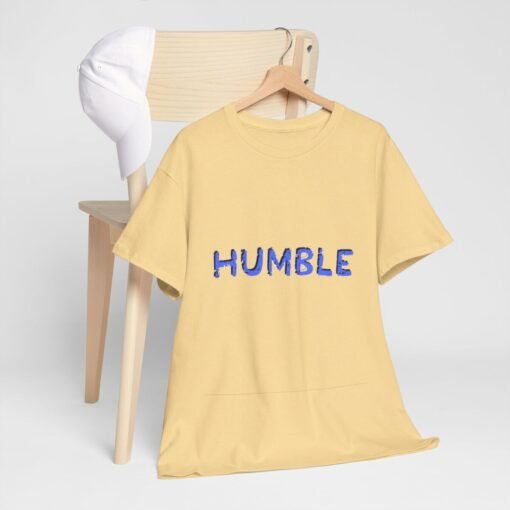 Humble Printed Tee - Unisex Heavy Cotton T-Shirt - Casual Wear - Image 144