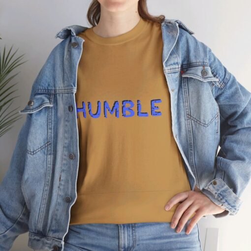 Humble Printed Tee - Unisex Heavy Cotton T-Shirt - Casual Wear - Image 212