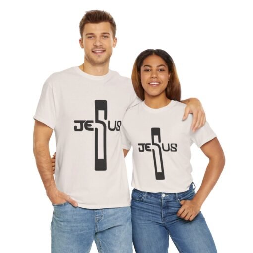 Jesus Printed Tee - Unisex Heavy Cotton T-Shirt - Casual Wear - Image 132