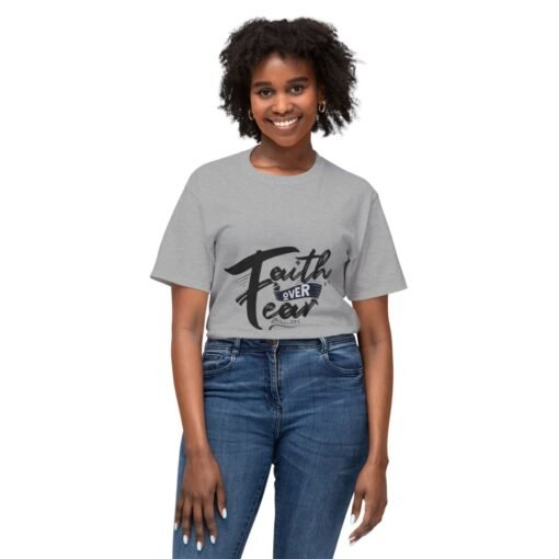 Faith Over Fear Unisex T-shirt, Christian Shirt, Religious Tees - Image 10