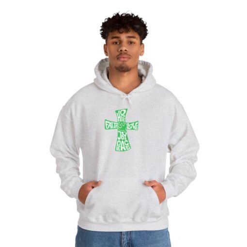 Hope Faith and Love Hoodie – Religious Apparel for Men & Women - Image 34
