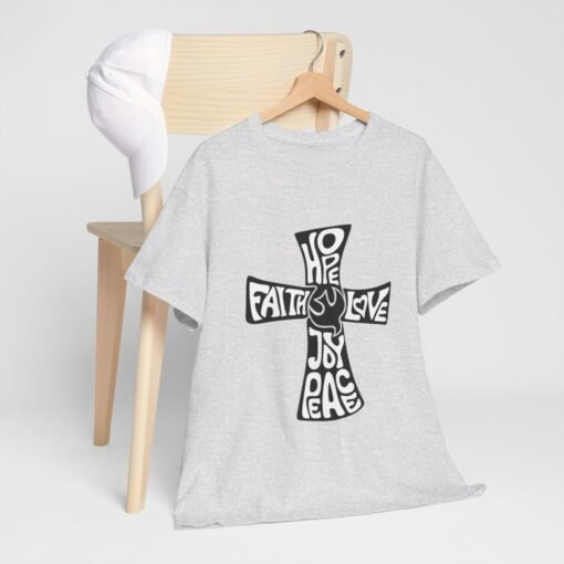 Faith Hope and Love Printed Tee - Unisex Heavy Cotton T-Shirt - Casual Wear - Image 63