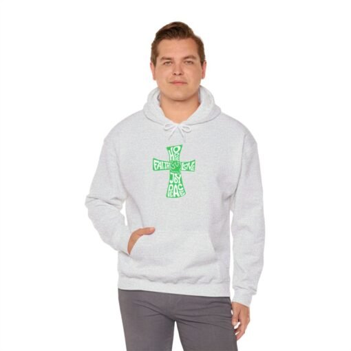 Hope Faith and Love Hoodie – Religious Apparel for Men & Women - Image 36