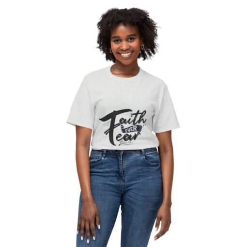 Faith Over Fear Unisex T-shirt, Christian Shirt, Religious Tees - Image 22