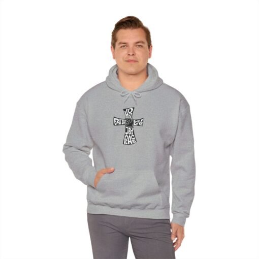 HOPE Faith Love Hoodie – Inspirational Religious Hoodie for Men & Women - Image 49