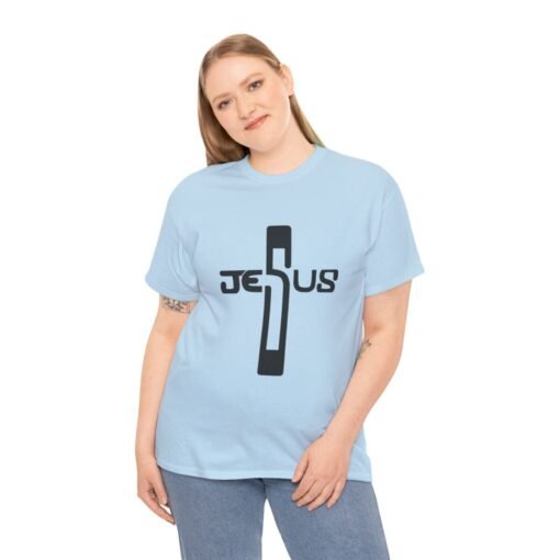 Jesus Printed Tee - Unisex Heavy Cotton T-Shirt - Casual Wear - Image 256