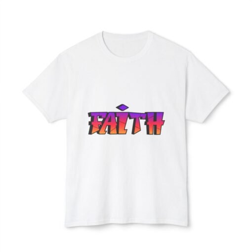 Faith Printed T-Shirt -  Inspirational Unisex Top, Faith-Based Clothing - Image 2