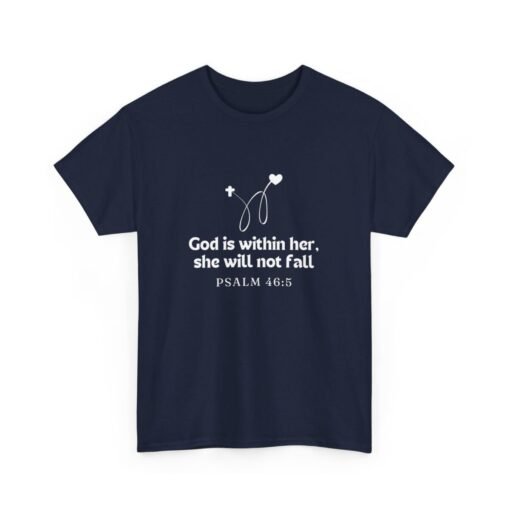 God is Within Her Unisex Tee - Graphic Printed Tshirt, Religious Cotton Top - Image 193