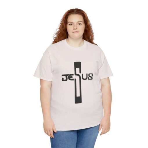 Jesus Printed Tee - Unisex Heavy Cotton T-Shirt - Casual Wear - Image 124