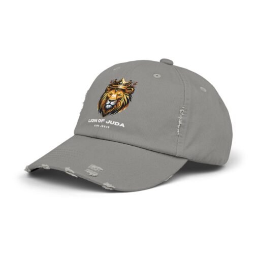 Lion of Juda Unisex Distressed Cap - Image 18