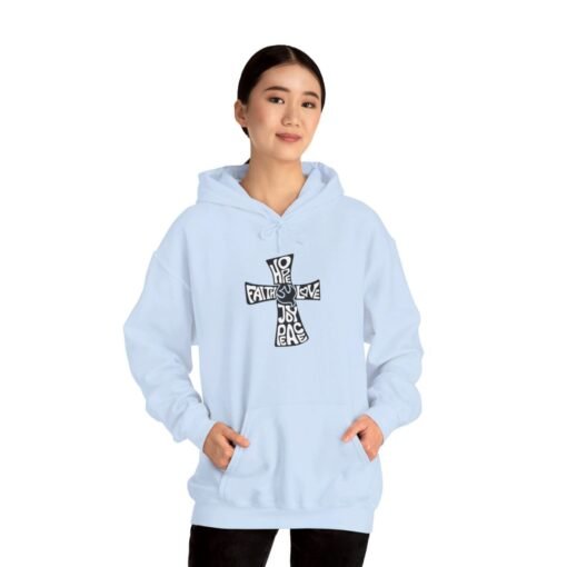 HOPE Faith Love Hoodie – Inspirational Religious Hoodie for Men & Women - Image 59
