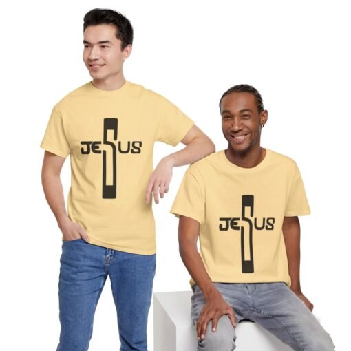 Jesus Printed Tee - Unisex Heavy Cotton T-Shirt - Casual Wear - Image 161