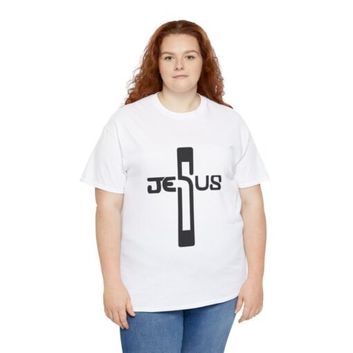 Jesus Printed Tee - Unisex Heavy Cotton T-Shirt - Casual Wear - Image 16