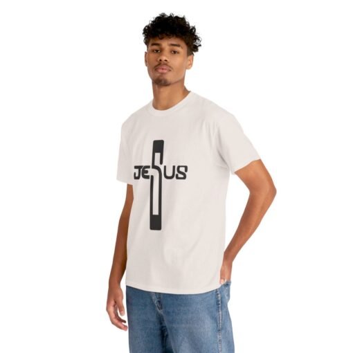 Jesus Printed Tee - Unisex Heavy Cotton T-Shirt - Casual Wear - Image 123