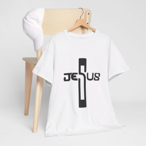 Jesus Printed Tee - Unisex Heavy Cotton T-Shirt - Casual Wear - Image 9