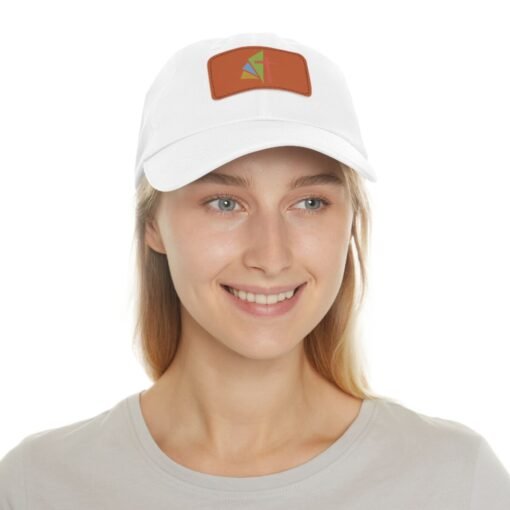 Dad Hat with Leather Patch (Rectangle) - Image 8