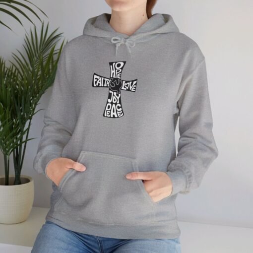 HOPE Faith Love Hoodie – Inspirational Religious Hoodie for Men & Women - Image 40