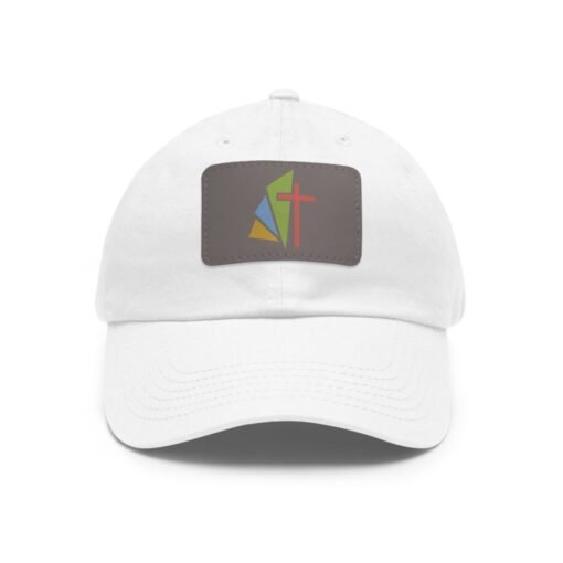 Dad Hat with Leather Patch (Rectangle) - Image 2