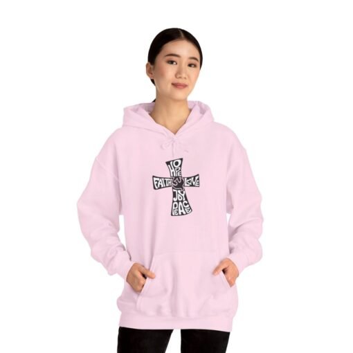 HOPE Faith Love Hoodie – Inspirational Religious Hoodie for Men & Women - Image 7